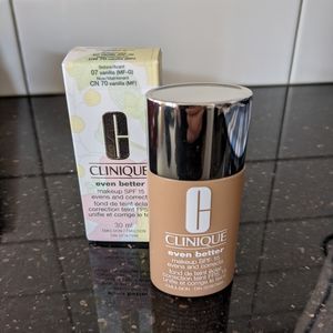 Clinique Even Better SPF 15 foundation. NWT.